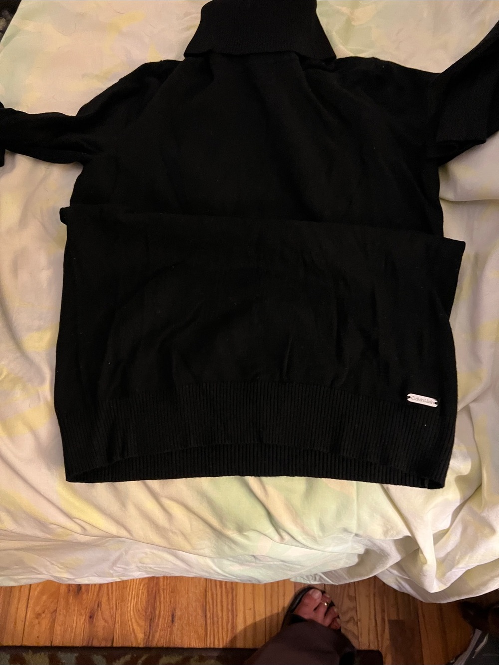 Calvin Klein small turtleneck black sweater size small